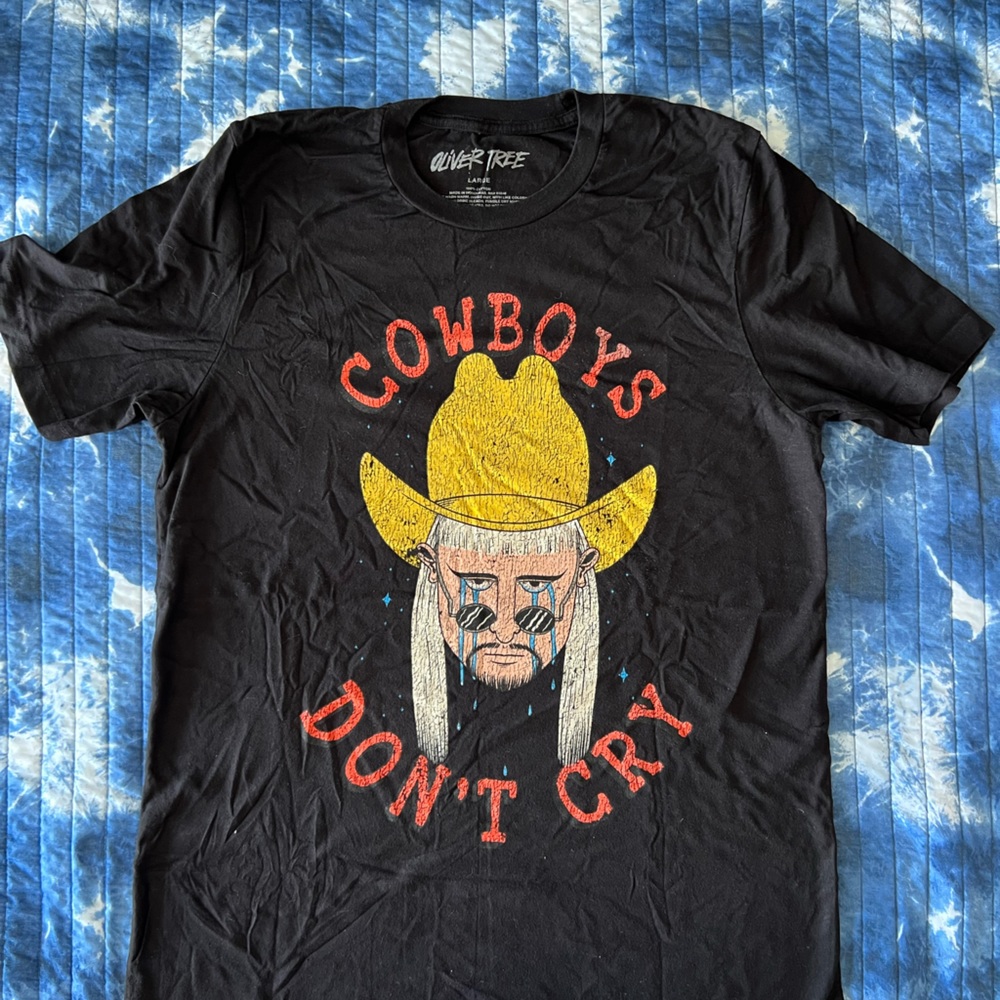 Cowboys Don't Cry T Shirt - Oliver Tree